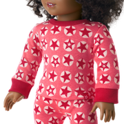 American Girl® x Hanna Andersson Berry Bright Stars Pajamas for 18-inch Dolls X4