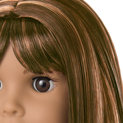 Truly Me™ 18-inch Doll #122 with straight dark-brown hair J8