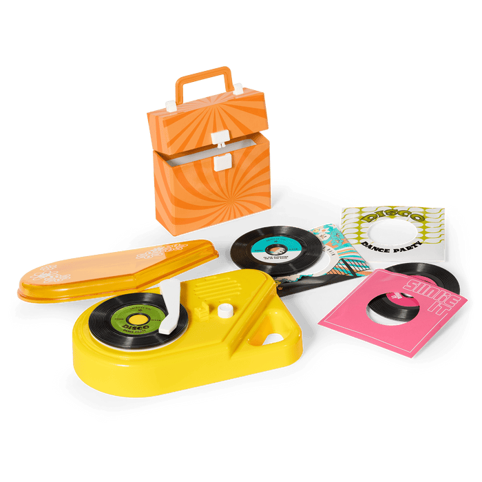 Julie’s™ Record Player & Accessories for 18-inch Dolls (Historical Characters) M2