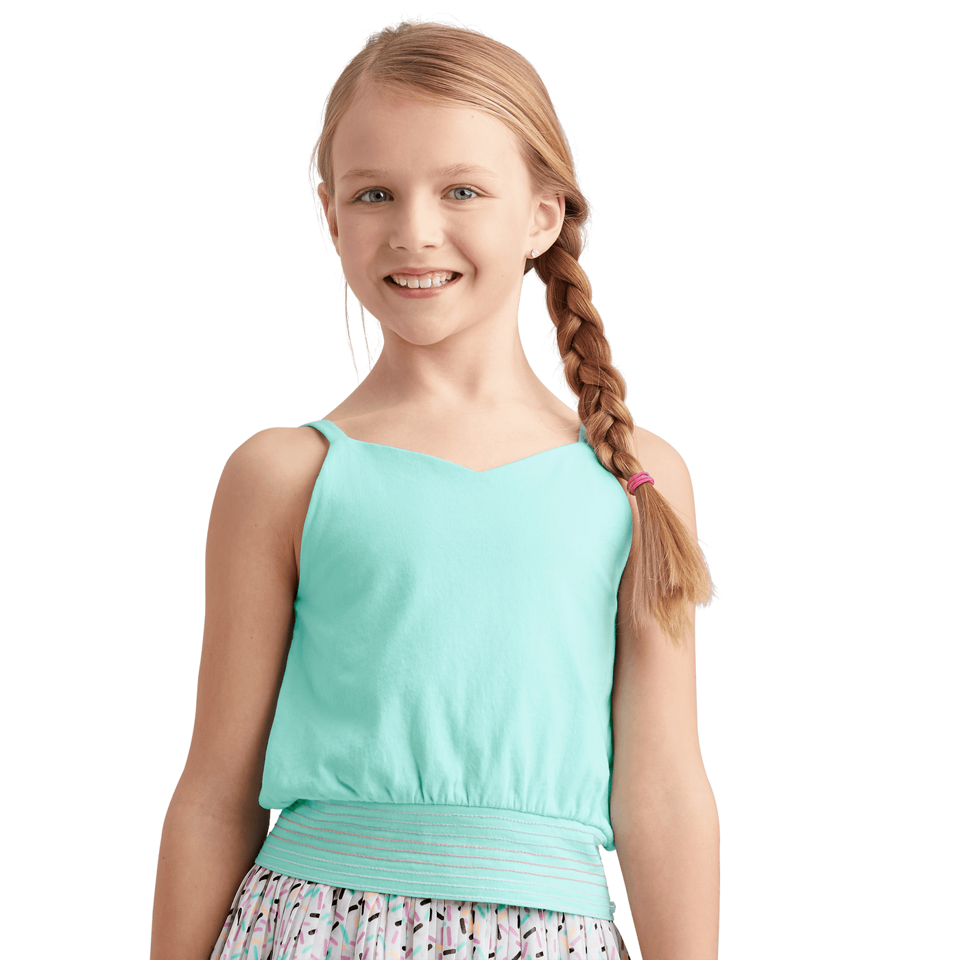 Minty Sweet Tank Top for Girls M2
