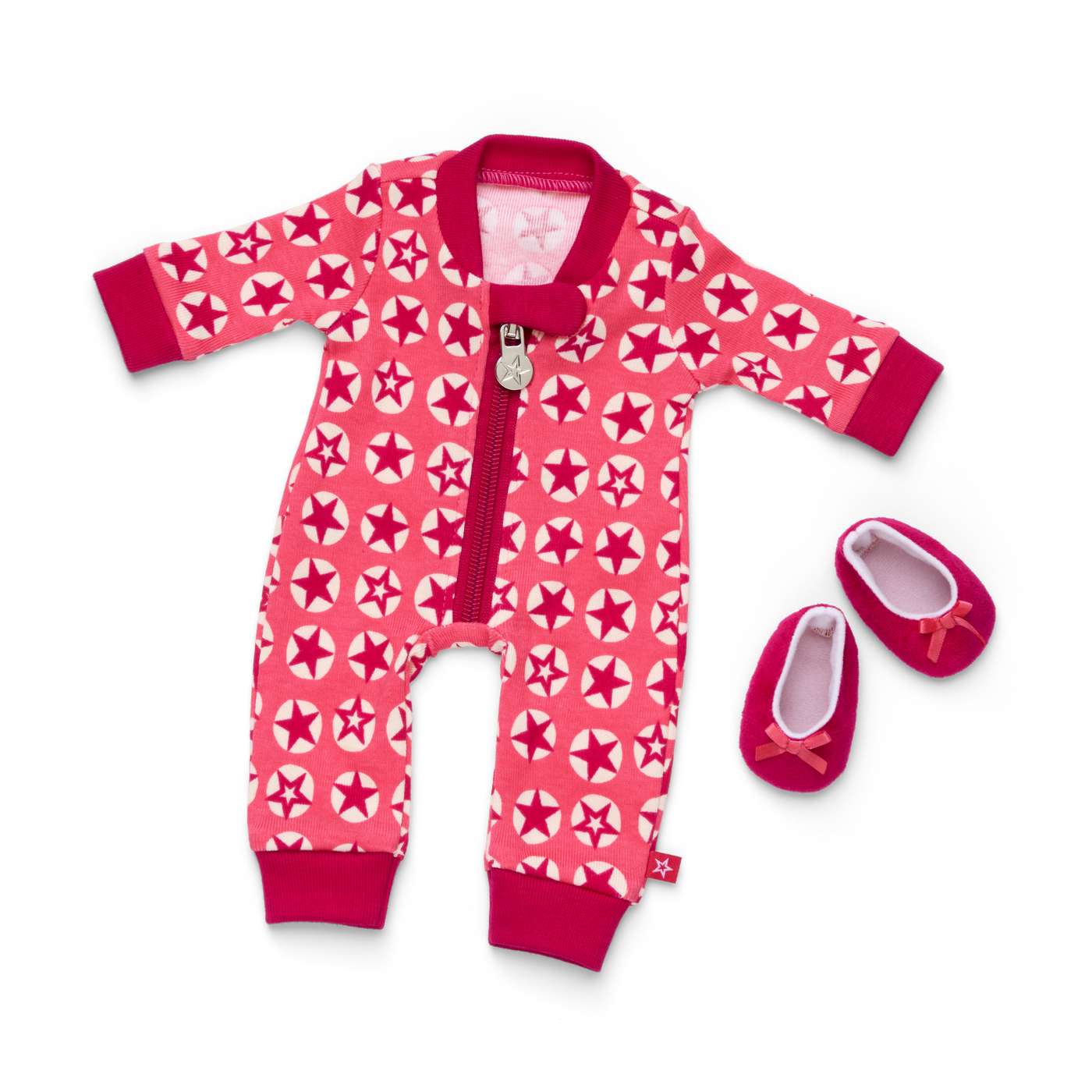American Girl® x Hanna Andersson Berry Bright Stars Pajamas for Bitty Baby® Dolls C7