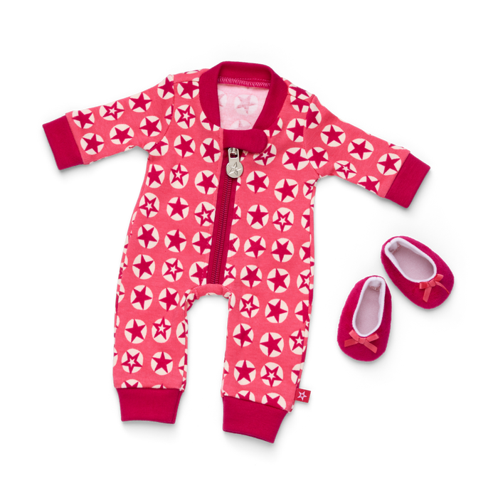 American Girl® x Hanna Andersson Berry Bright Stars Pajamas for Bitty Baby® Dolls G2
