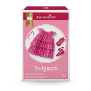 Pink Party-Ready Dress for 18-inch Dolls F0
