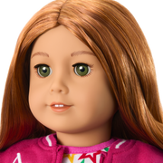 Truly Me™ 18-inch Doll #103 with wavy red hair J3