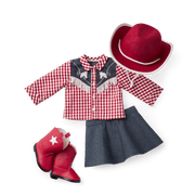 Maryellen's™ Cowgirl Costume for 18-inch Dolls (Historical Characters) Q5