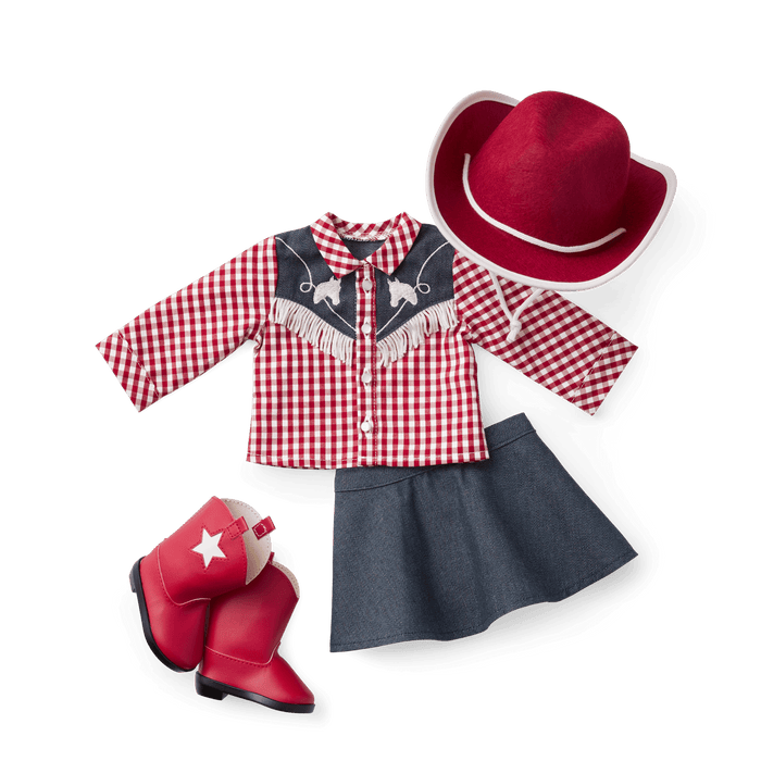 Maryellen's™ Cowgirl Costume for 18-inch Dolls (Historical Characters) Q5