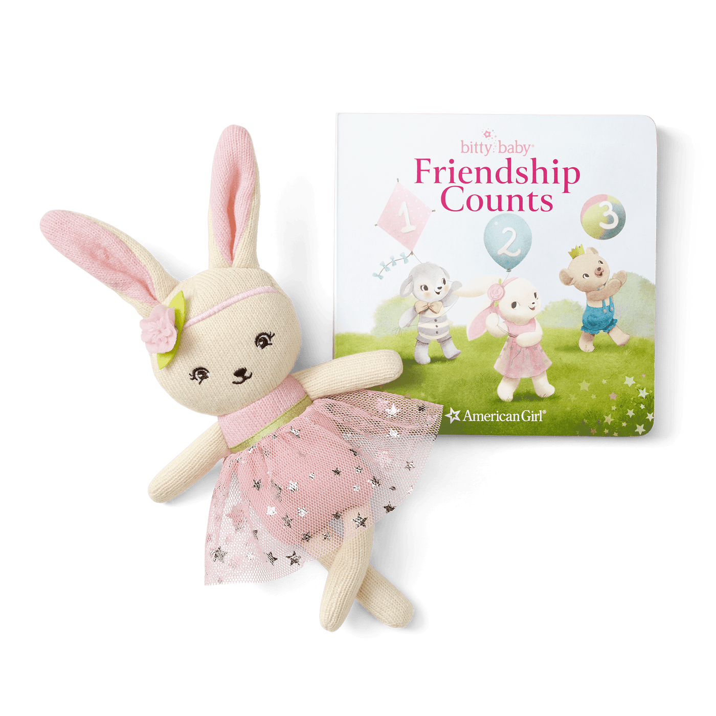 Bitty’s™ Bunny Friend & Friendship Counts Board Book A5
