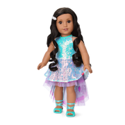 Glam Shimmering Ocean Outfit for 18-inch Dolls D0