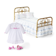 Rebecca’s™ Bed & Bedding for 18-inch Dolls (Historical Characters) U6