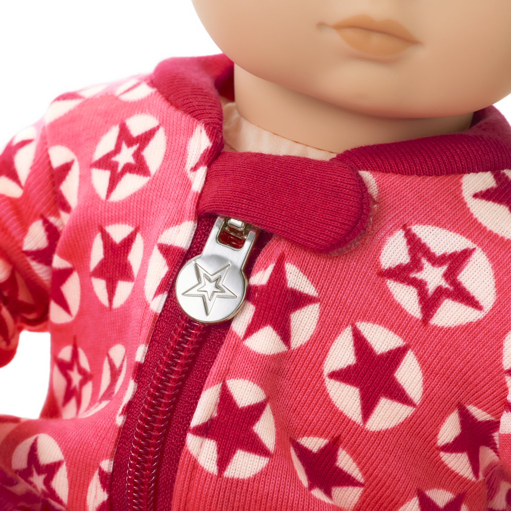 American Girl® x Hanna Andersson Berry Bright Stars Pajamas for Bitty Baby® Dolls C7