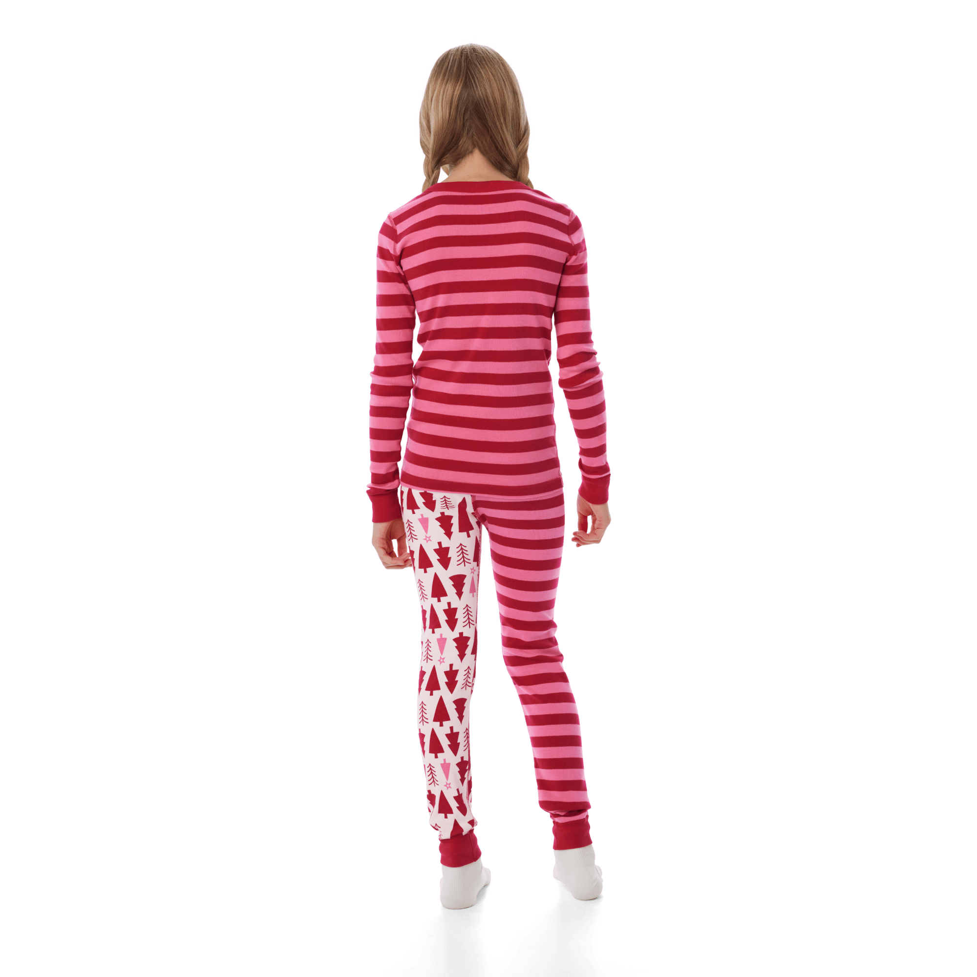 American Girl® x Hanna Andersson Holiday Treetops Pajamas for Little Girls & Girls V4