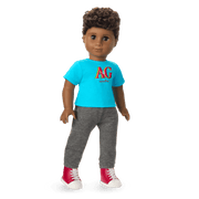 Truly Me™ 18-inch Doll #113 with curly dark-brown hair W3