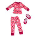 American Girl® x Hanna Andersson Berry Bright Stars Pajamas for 14.5-inch Dolls F3