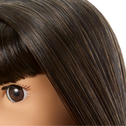 Truly Me™ 18-inch Doll #130 with straight black-brown hair F4