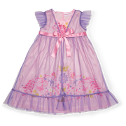 Royal Ruffles Nightie & Robe for Little Girls U9