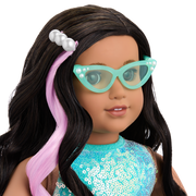 Shimmering Sea Turtle Backpack & Accessory Set for 18-inch Dolls Z2