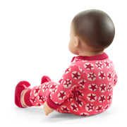 American Girl® x Hanna Andersson Berry Bright Stars Pajamas for Bitty Baby® Dolls C7
