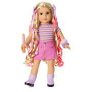 Long Hair Looks™ by Truly Me™ 18-inch Doll #133 & hair accessories Q5
