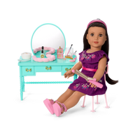 Raquel’s™ Vintage Vanity for 18-inch Dolls (Girl of the Year™ 2026) B4