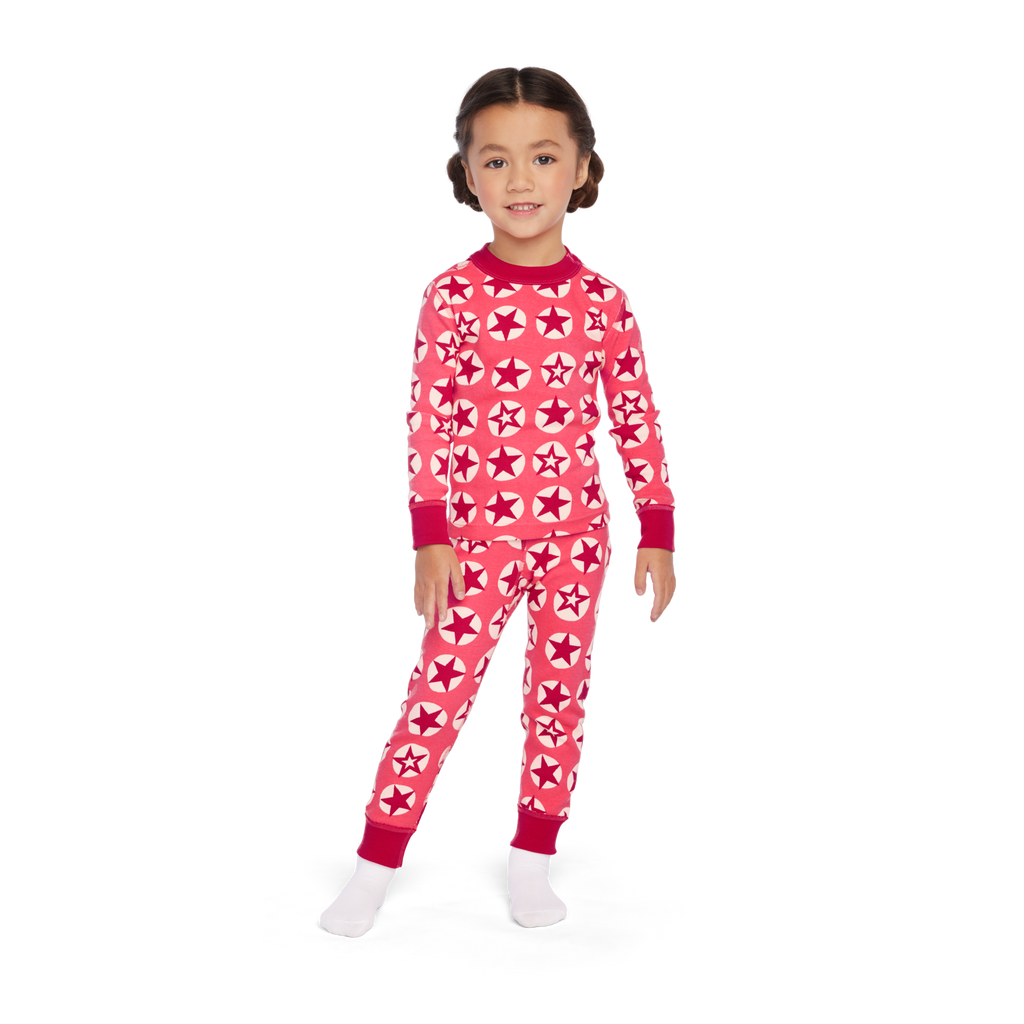 American Girl® x Hanna Andersson Berry Bright Stars Pajamas for Little Girls & Girls L4
