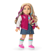 Truly Me™ 18-inch Doll #110 with wavy blonde hair C7