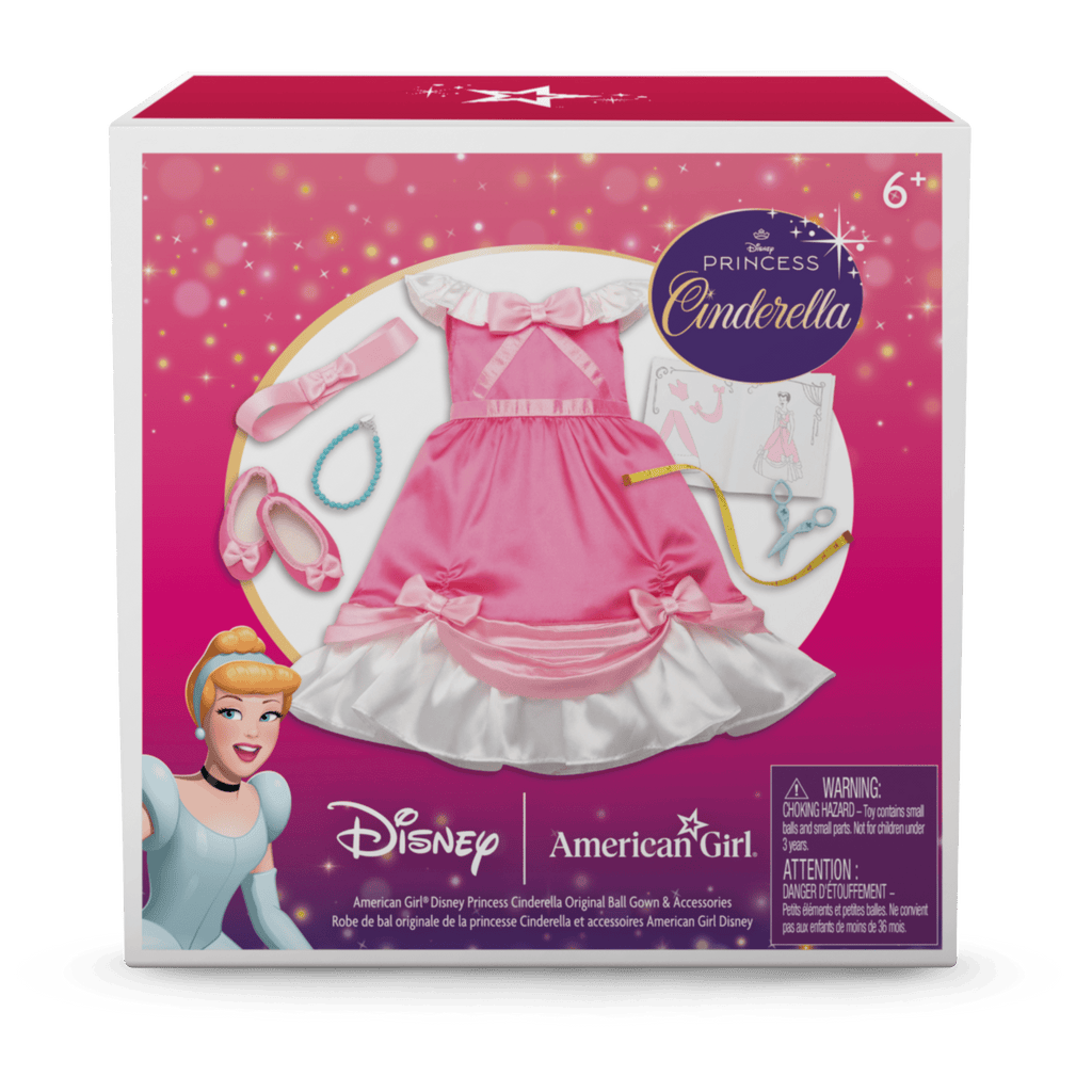 American Girl® Disney Princess Cinderella Original Ball Gown & Accessories for 18-inch Dolls G8