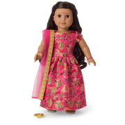 Diwali Celebration Outfit for 18-inch Dolls A6