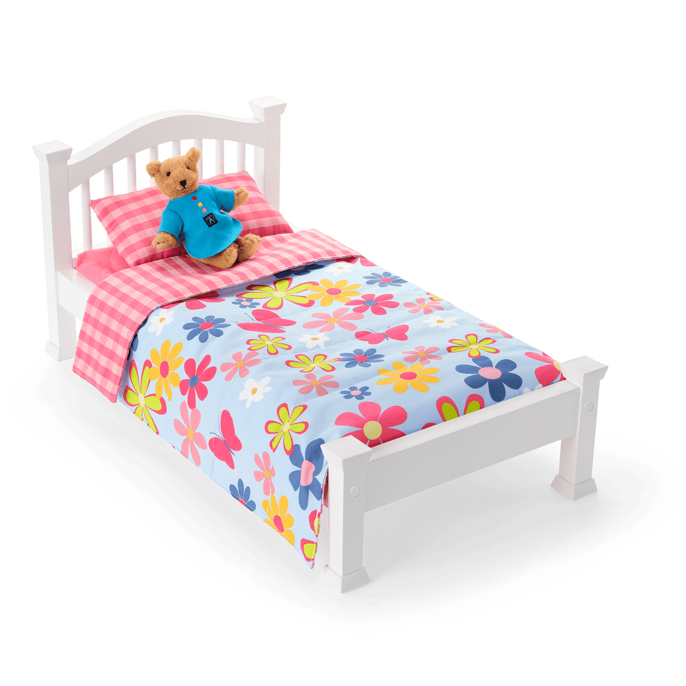 Isabel’s™ Bed & Floral Dreams Bedding Set for 18-inch Dolls (Historical Characters) Q2