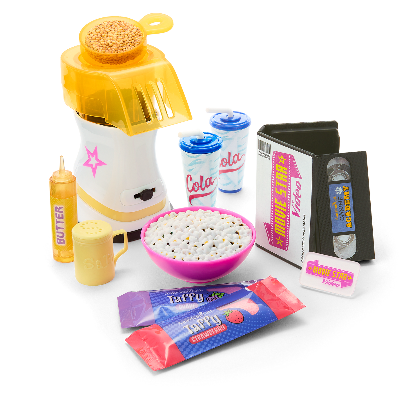 Isabel™ & Nicki's™ Movie Night Set for 18-inch Dolls (Historical Characters) K5