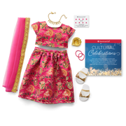 Diwali Celebration Outfit for 18-inch Dolls A6