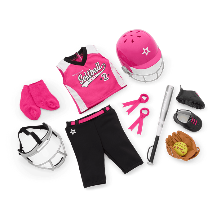Softball Star Uniform for 18-inch Dolls O4