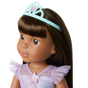 2-in-1 Sparkly Mermaid Outfit for WellieWishers™ Dolls I3