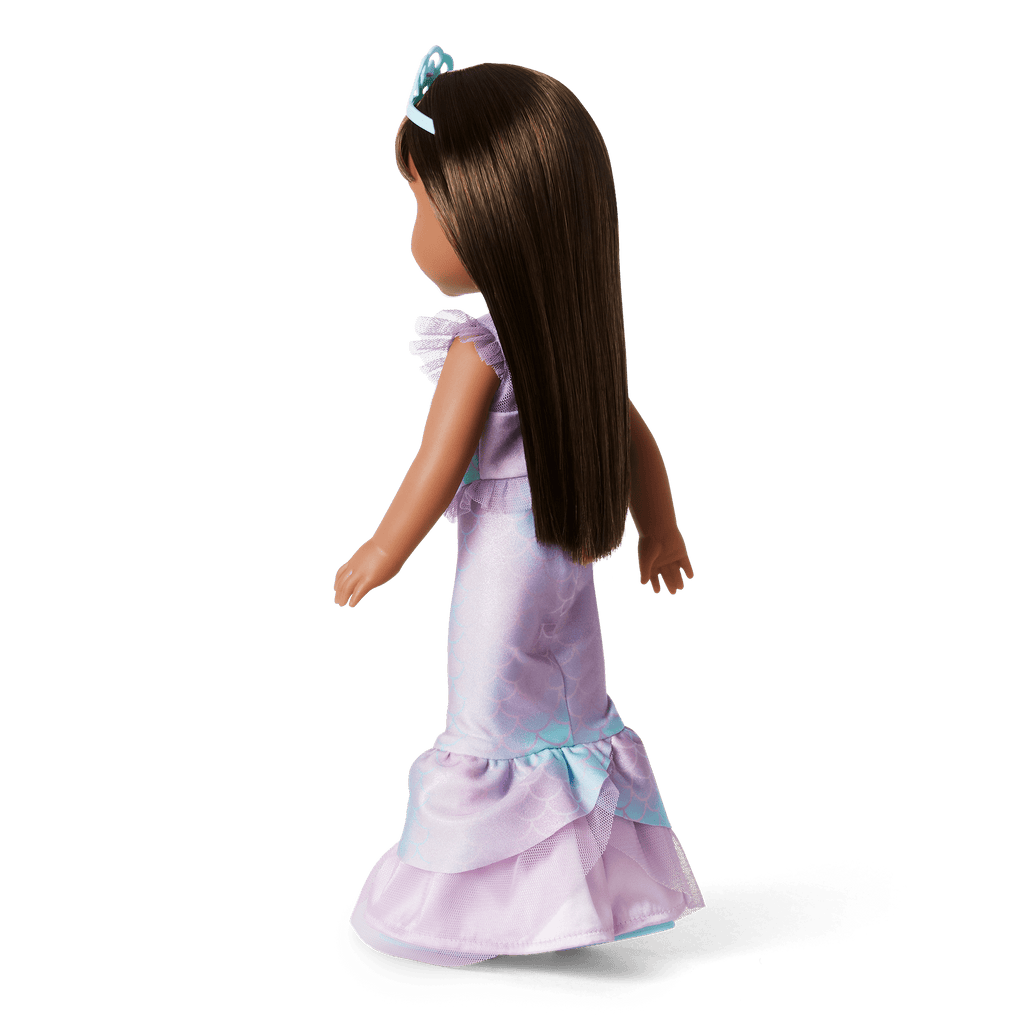 2-in-1 Sparkly Mermaid Outfit for WellieWishers™ Dolls N8