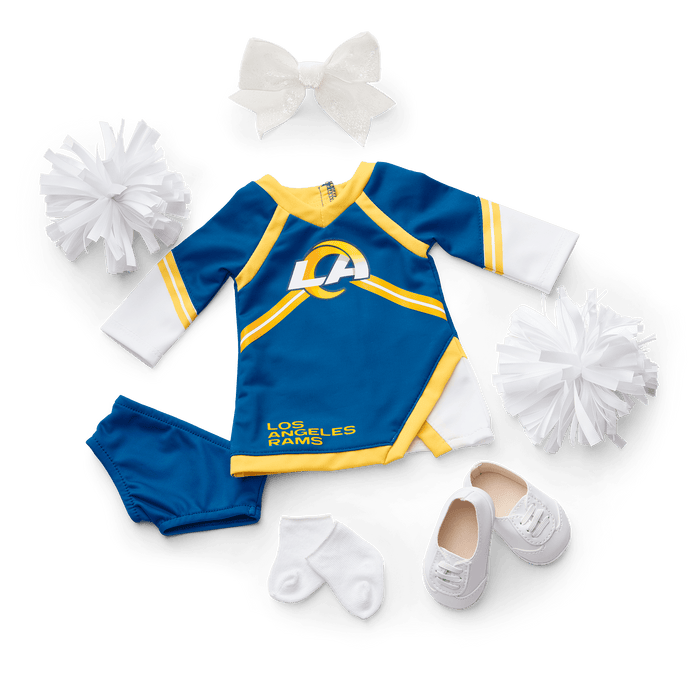 American Girl® x NFL Los Angeles Rams Cheer Uniform for 18-inch Dolls I5