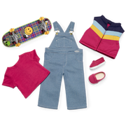 Nicki’s™ Skateboarding Outfit for 18-inch Dolls (Historical Characters) F7