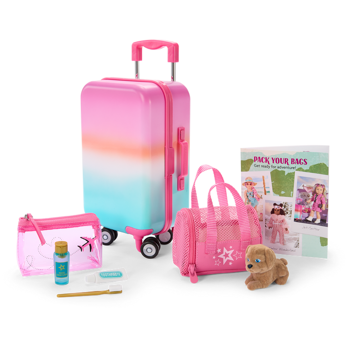 Packed with Fun Luggage Set for 18-inch Dolls K3