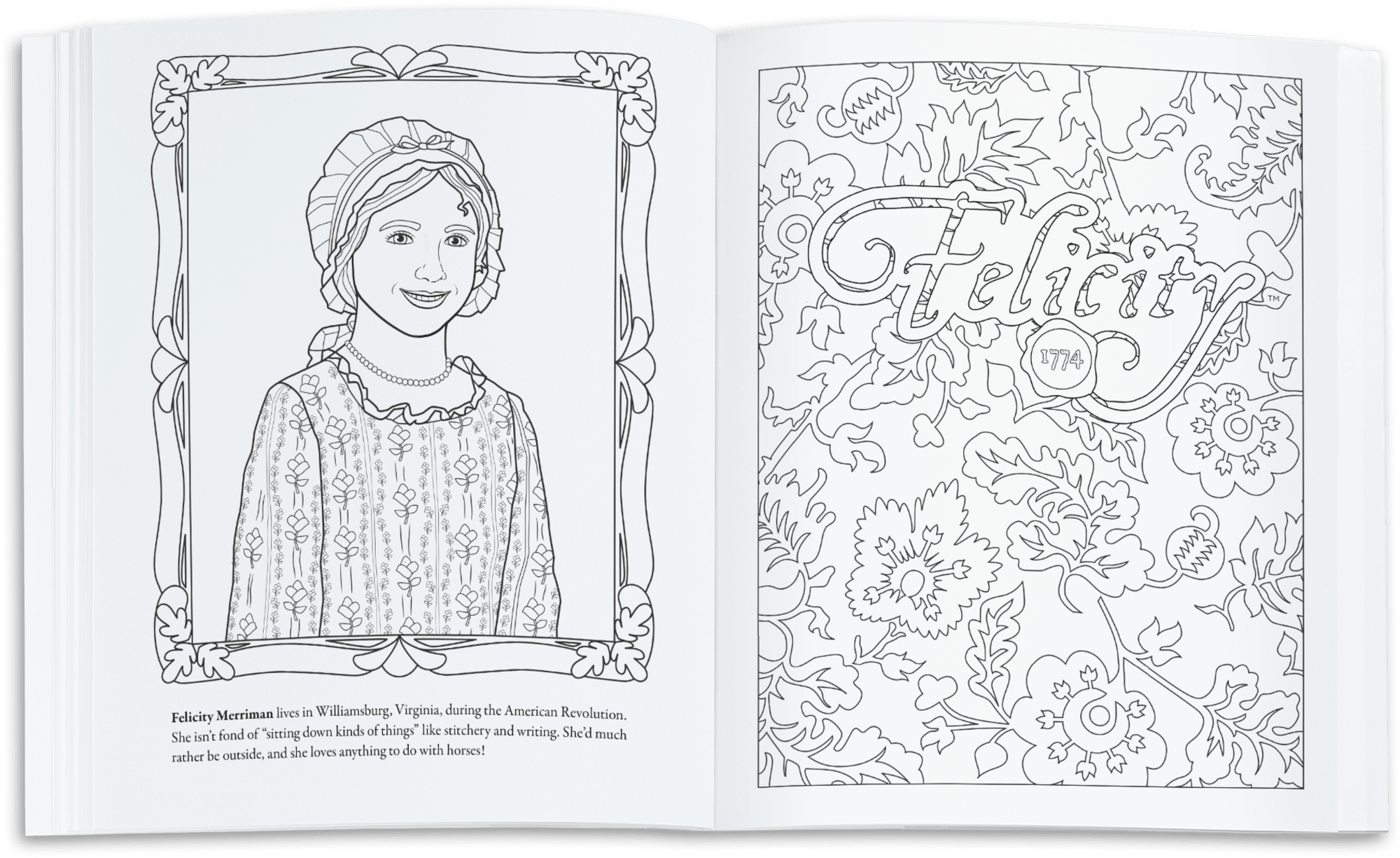 American Girl® Coloring Journal J0