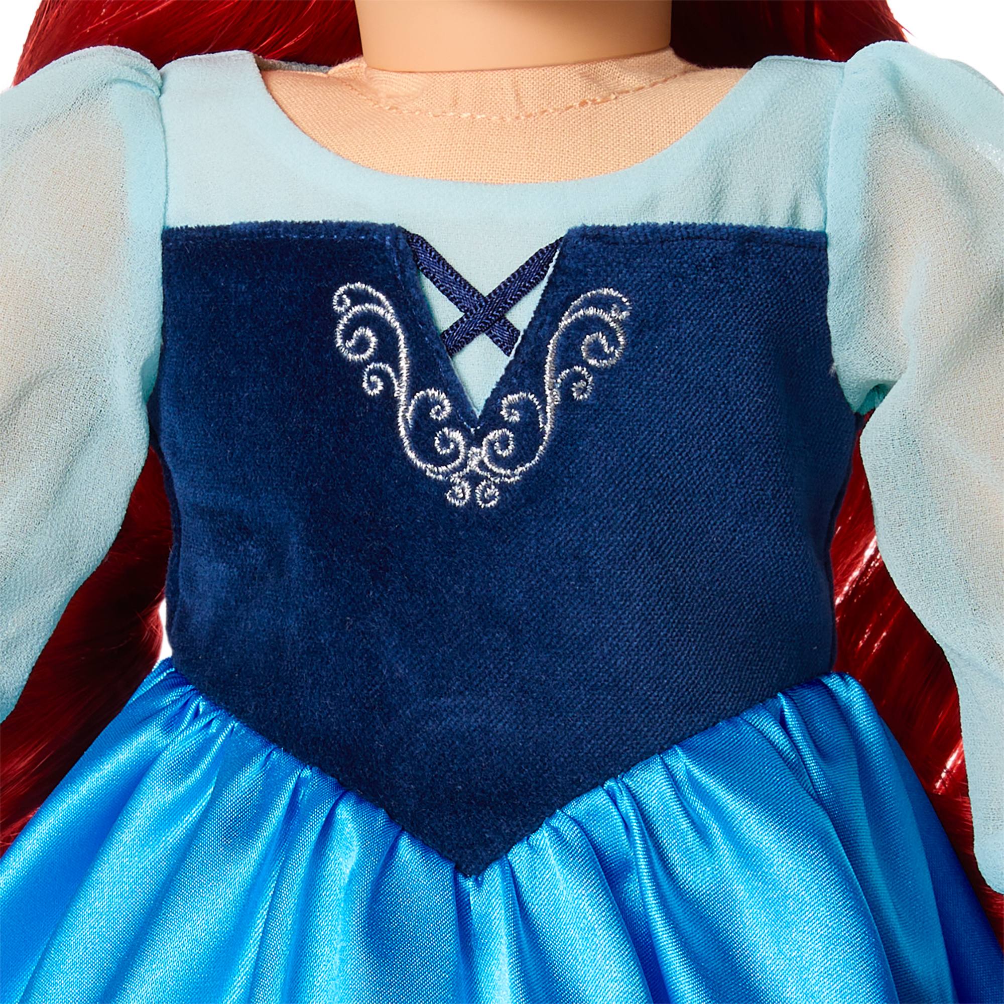 American Girl® Disney Princess Ariel Day Dress, Flounder & Accessories for 18-inch Dolls E5