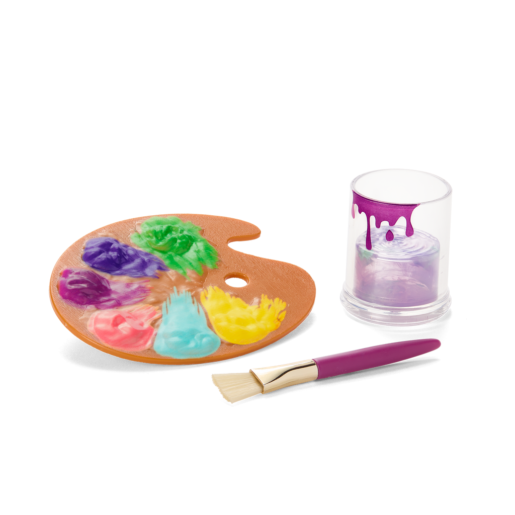 American Girl® Disney Princess Rapunzel Painting Accessories & Pascal for 18-inch Dolls Y0