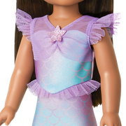 2-in-1 Sparkly Mermaid Outfit for WellieWishers™ Dolls N8