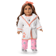 Comfy Puppy Robe Set for Girls & 18-inch Dolls A4