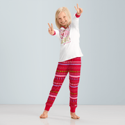 Peace, Love & Joy PJ Top for Girls Q1