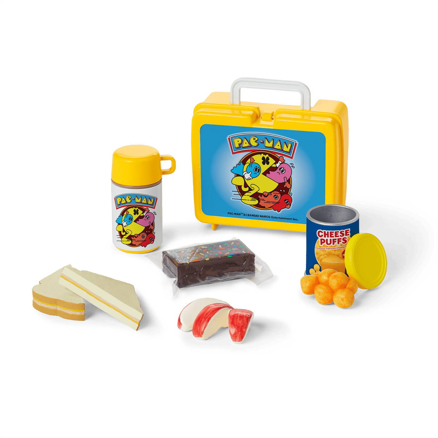 Courtney's™ PAC-MAN™ Lunch Set for 18-inch Dolls (Historical Characters) H8