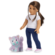 Purrpley Pink Kitty Cat for 18-inch Dolls Q4