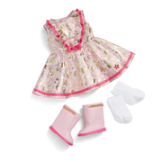 Floral Fashion Outfit for 18-inch Dolls I0
