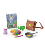 American Girl® Disney Princess Rapunzel Painting Accessories & Pascal for 18-inch Dolls Y0