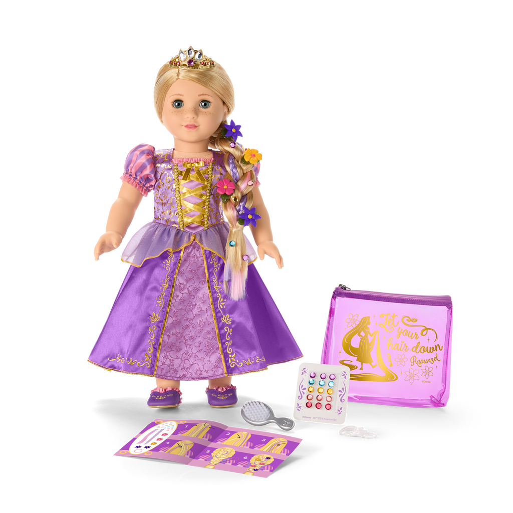 American Girl® Disney Princess Rapunzel Hair Accessories for 18-inch Dolls H6