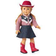 Maryellen's™ Cowgirl Costume for 18-inch Dolls (Historical Characters) Q5