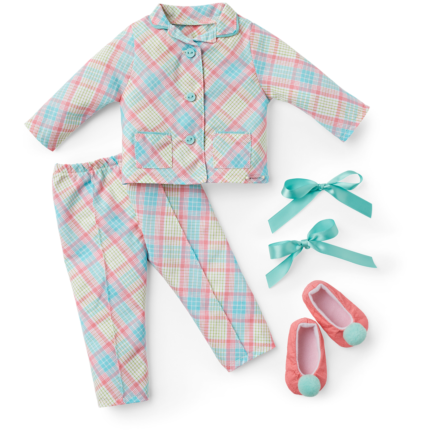 Melody’s™ Plaid Pajamas for 18-inch Dolls (Historical Characters) Y1