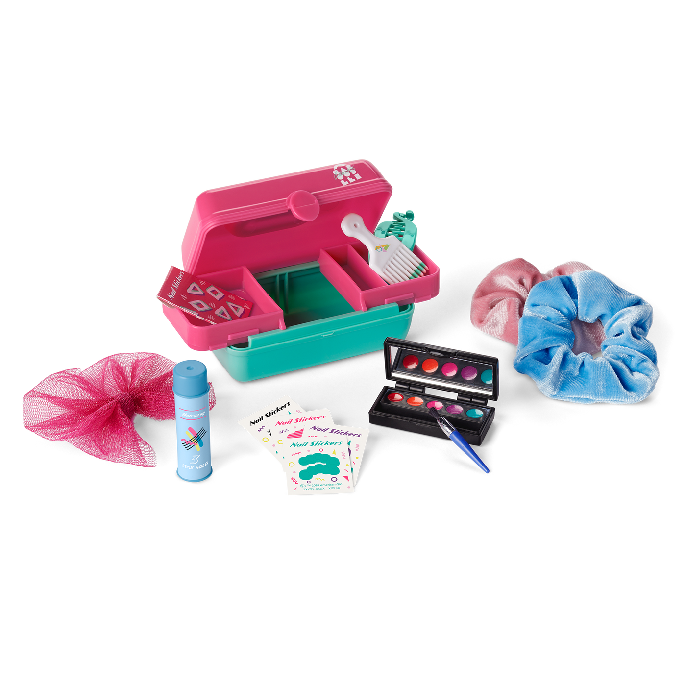 Courtney's™ Caboodles® & Hair Accessories Kit for 18-inch Dolls (Historical Characters) D9